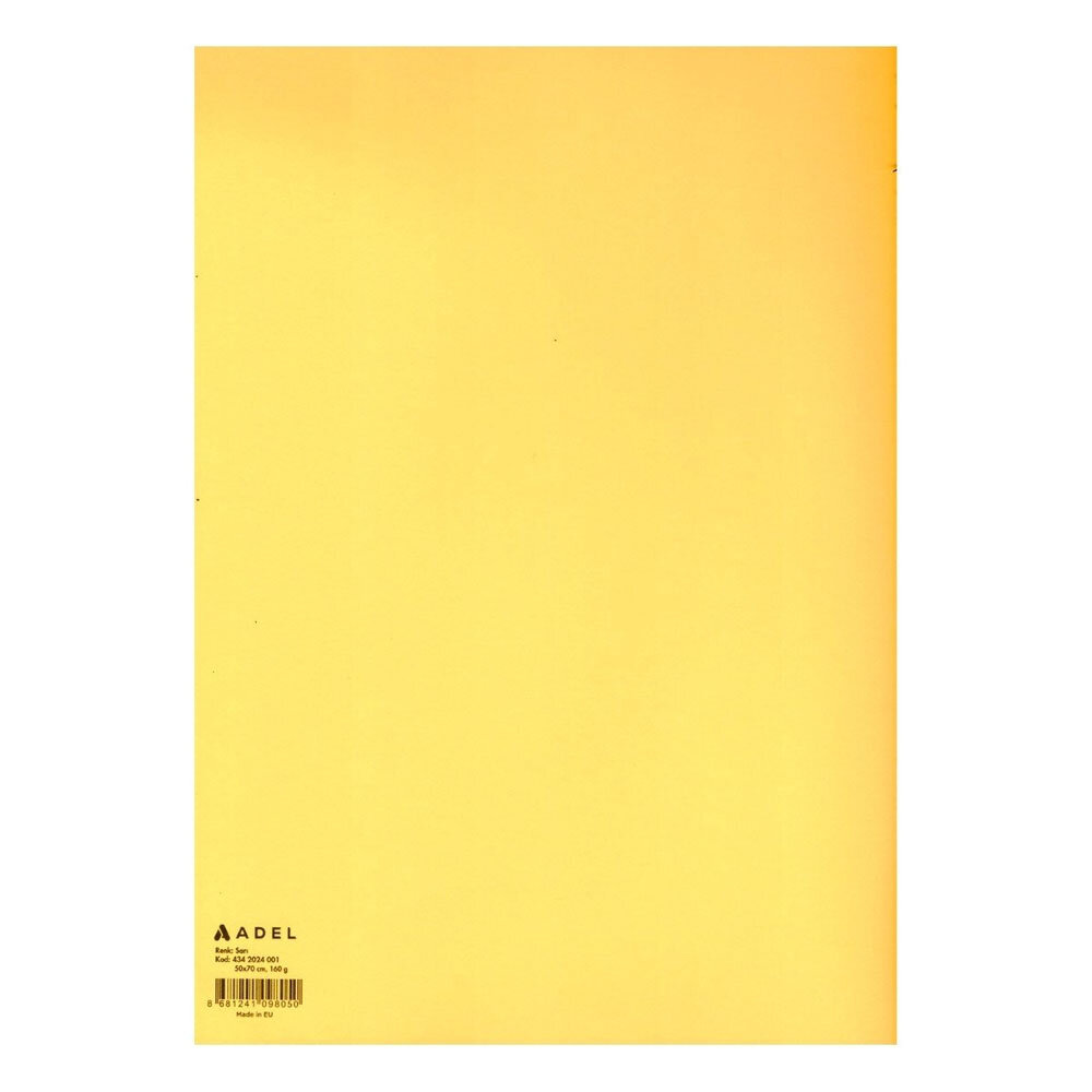Adel Fon Kartonu Sarı 50x70 100 Lü Yl 4342024001000 - 1