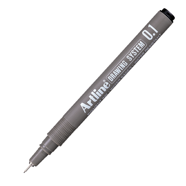 Artline Çizim Kalemi 0.1 MM Siyah EK231 - 1