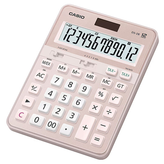 Casio Ds-2b-pk Pembe Profesyonel 12 Hane Masaüstü