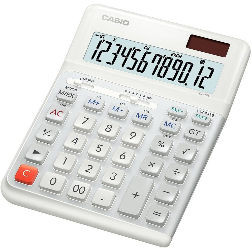 Casio Hesap Makinesi De-12e-we - 1