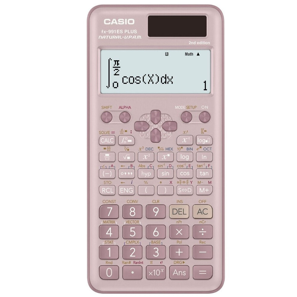 Casio Hesap Makinesi Fonksiyonlu Pembe FX-991ES Plus - 1