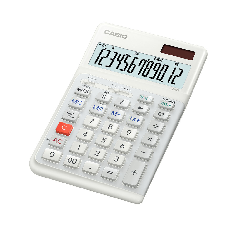 Casio Hesap Makinesi Je-12e-we - 1