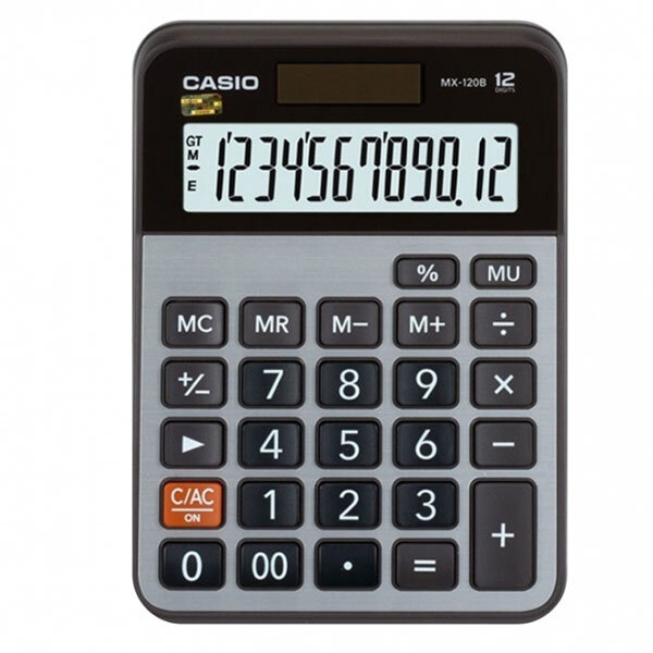 Casio Hesap Makinesi Masaüstü 12 Hane AX-120B - 1
