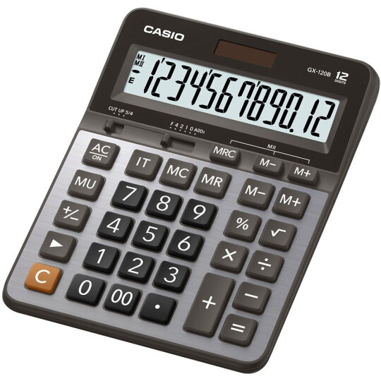 Casio Hesap Makinesi Masaüstü 12 Hane Gx-120B