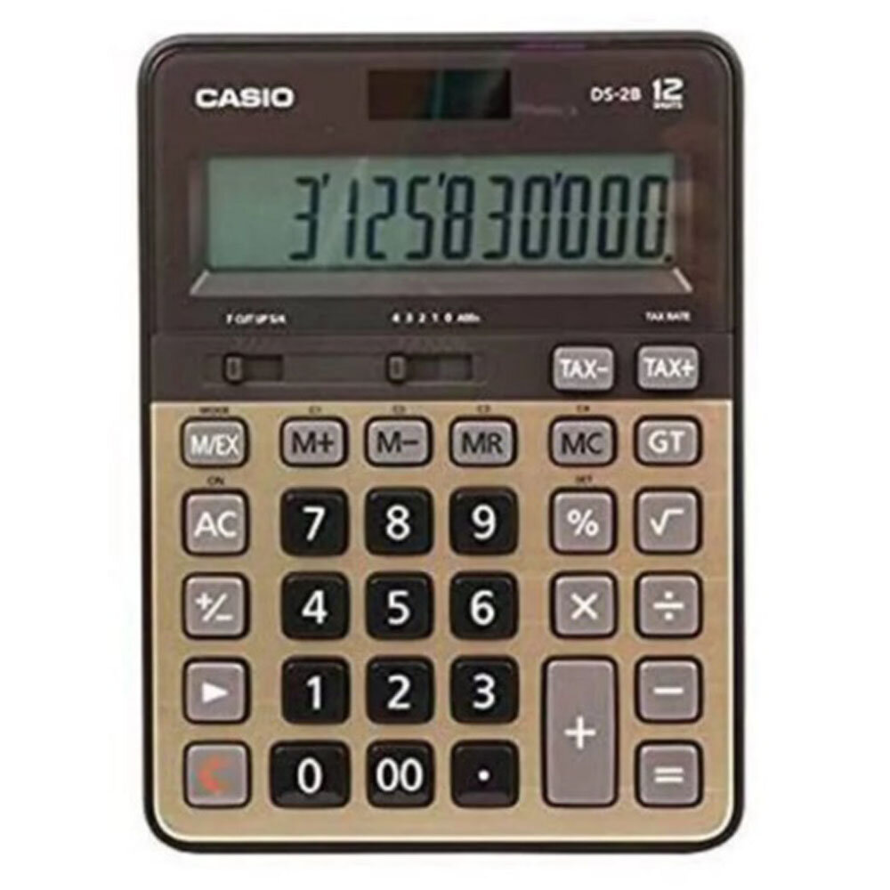 Casio Hesap Makinesi Masaüstü 12 Hane Prof DS-2B-GD - 1