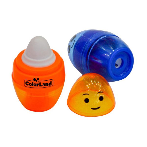 Colorland Kalemtıraş Silgili Sevimli Yüzler 20 Lİ COLOR-SLK04 - 1