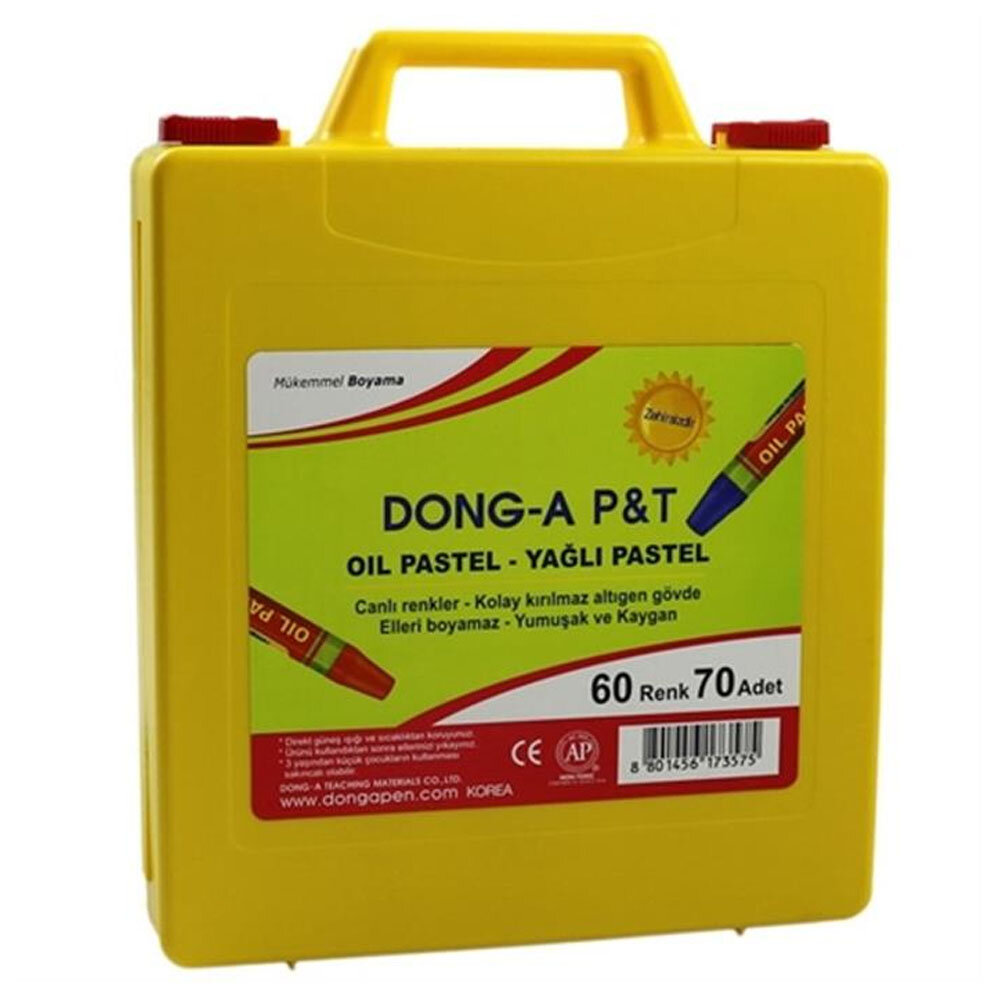 Dong-A Pastel Boya Toru 60 Renk 70 Li Plastik Çanta - 1