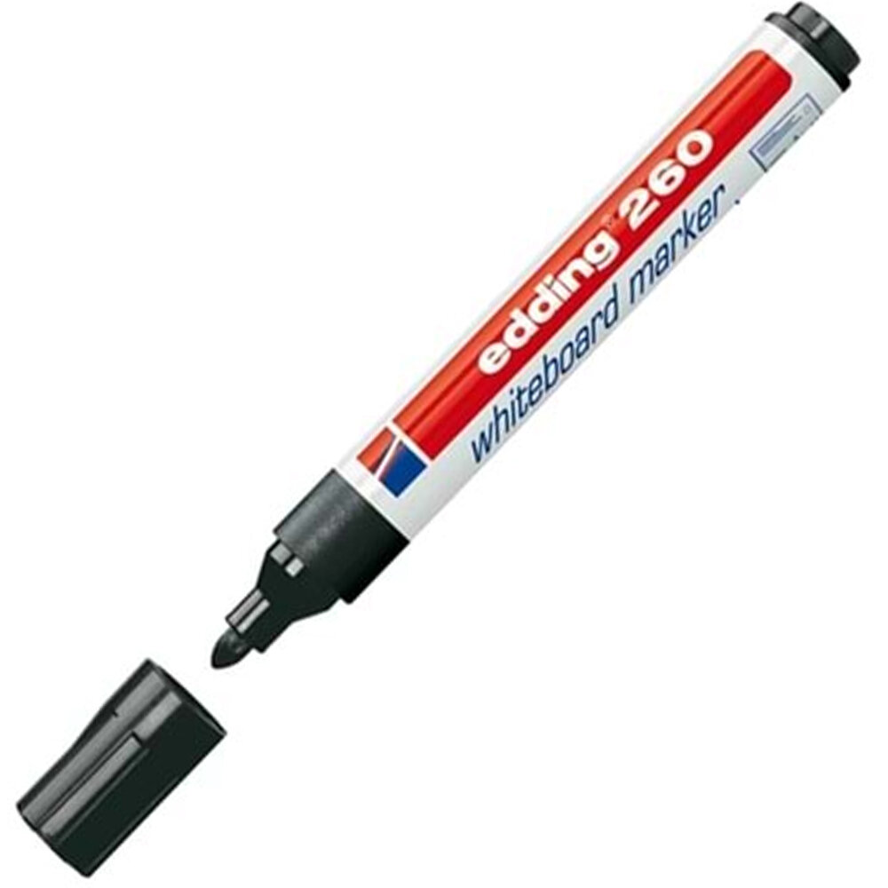 Edding Tahta Kalemi Yuvarlak Uçlu 1.5-3MM Siyah 260 - 1