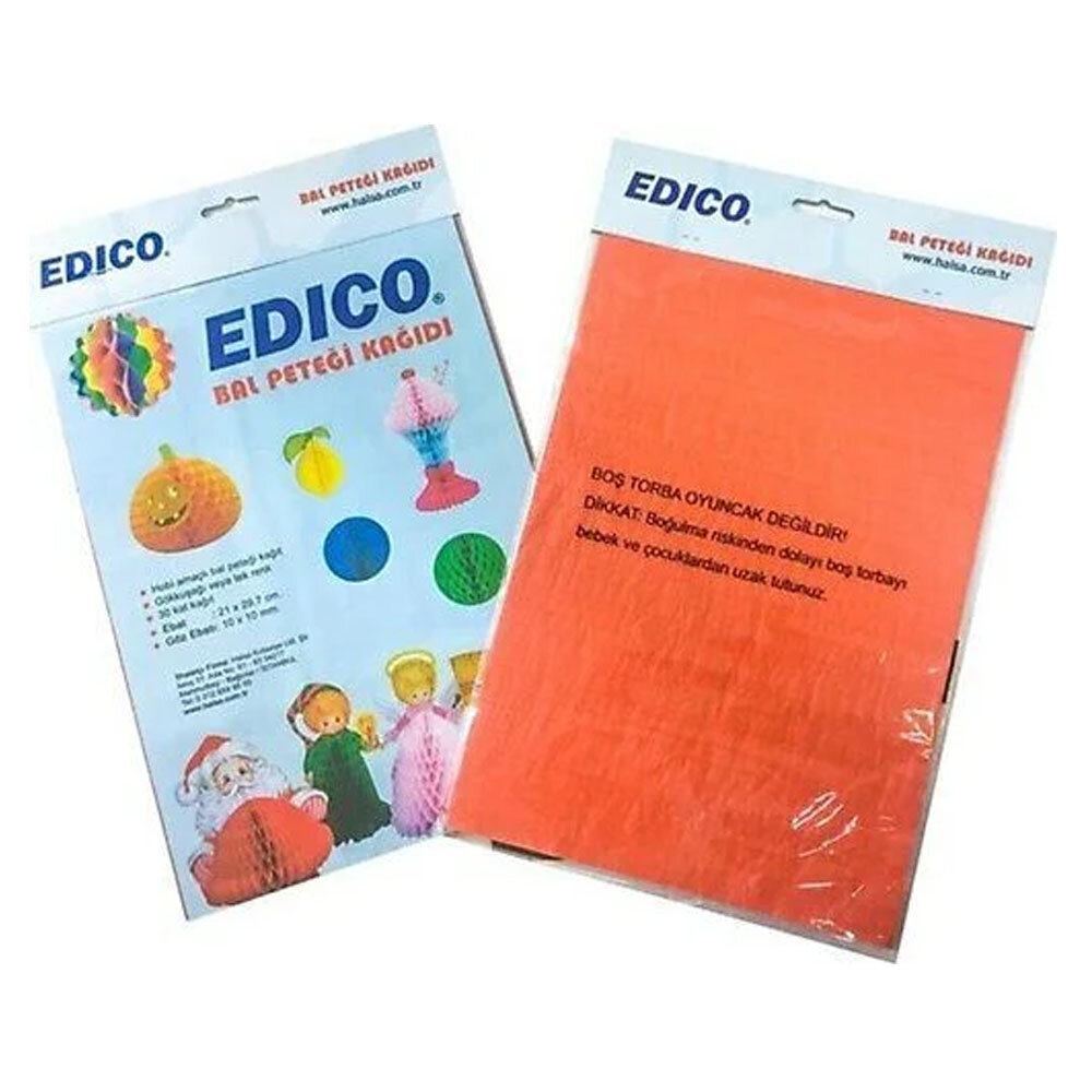Edico Bal Petegi Kağıt Kırmızı - 1