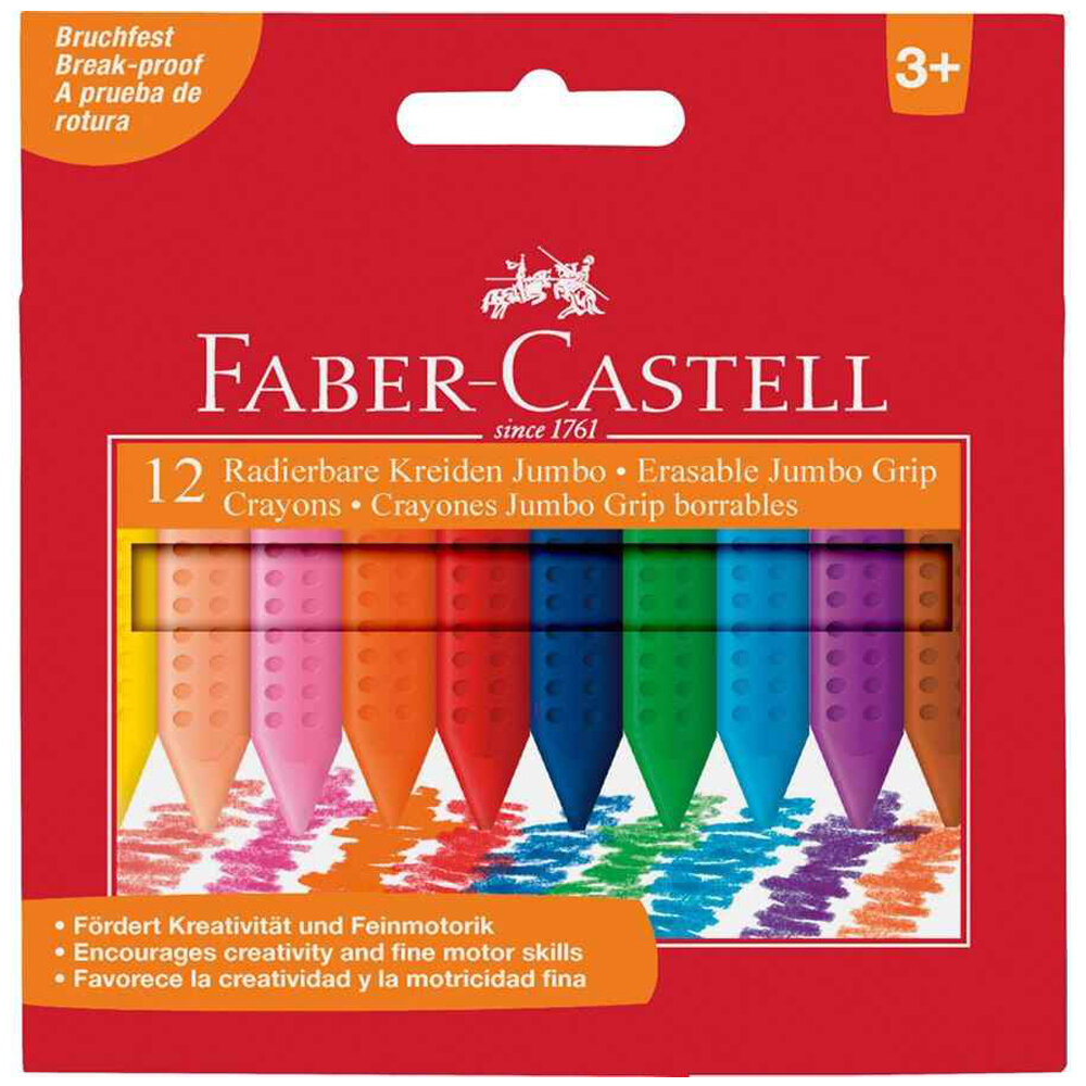 Faber-Castell Mum Boya Grip Jumbo 12 Renk 5281 122540 - 1