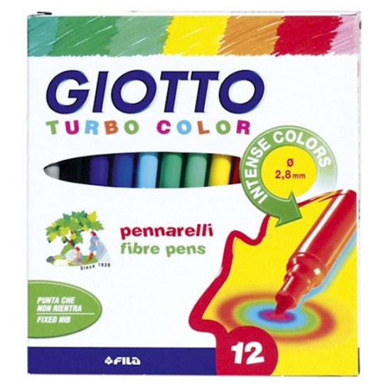 Giotto Keçeli Kalem 12 Renk 416000