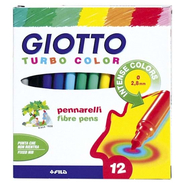 Giotto Keçeli Kalem 12 Renk 416000 - 1