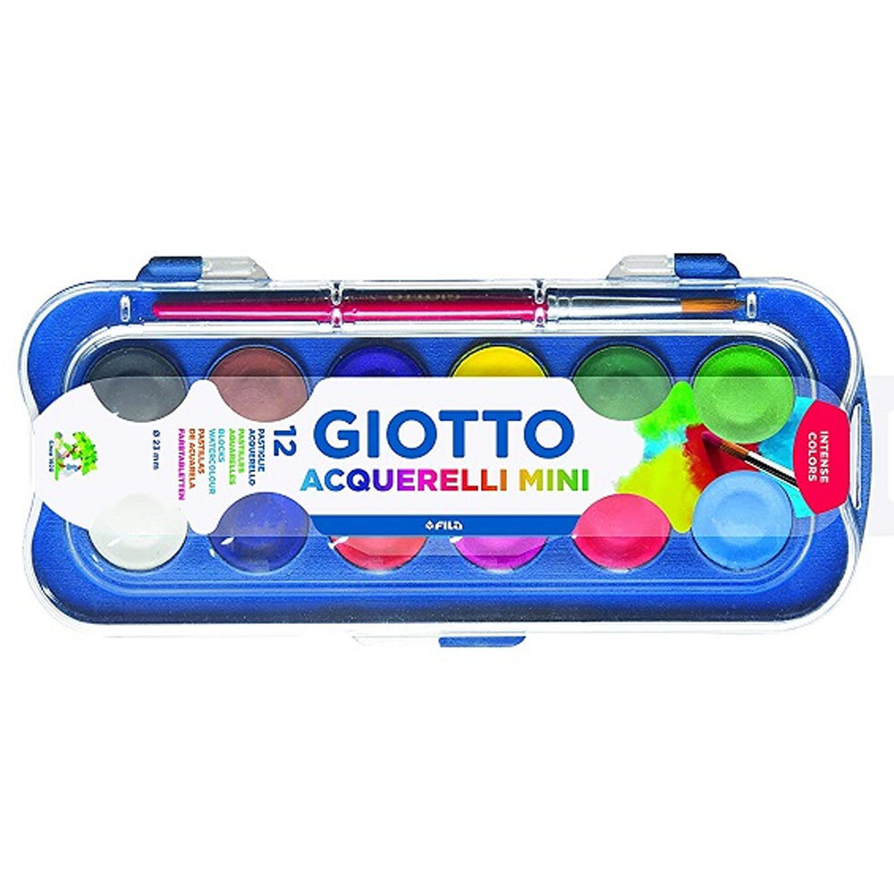Giotto Sulu Boya Acquarell Blocks 23 MM 12 Li 352300 - 1