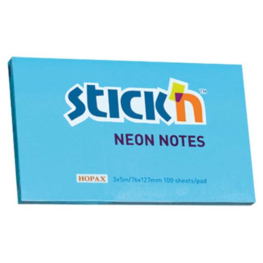 Gıpta Stickn Not Kağ. Neon Mavi 76x127 MM 100 Y
