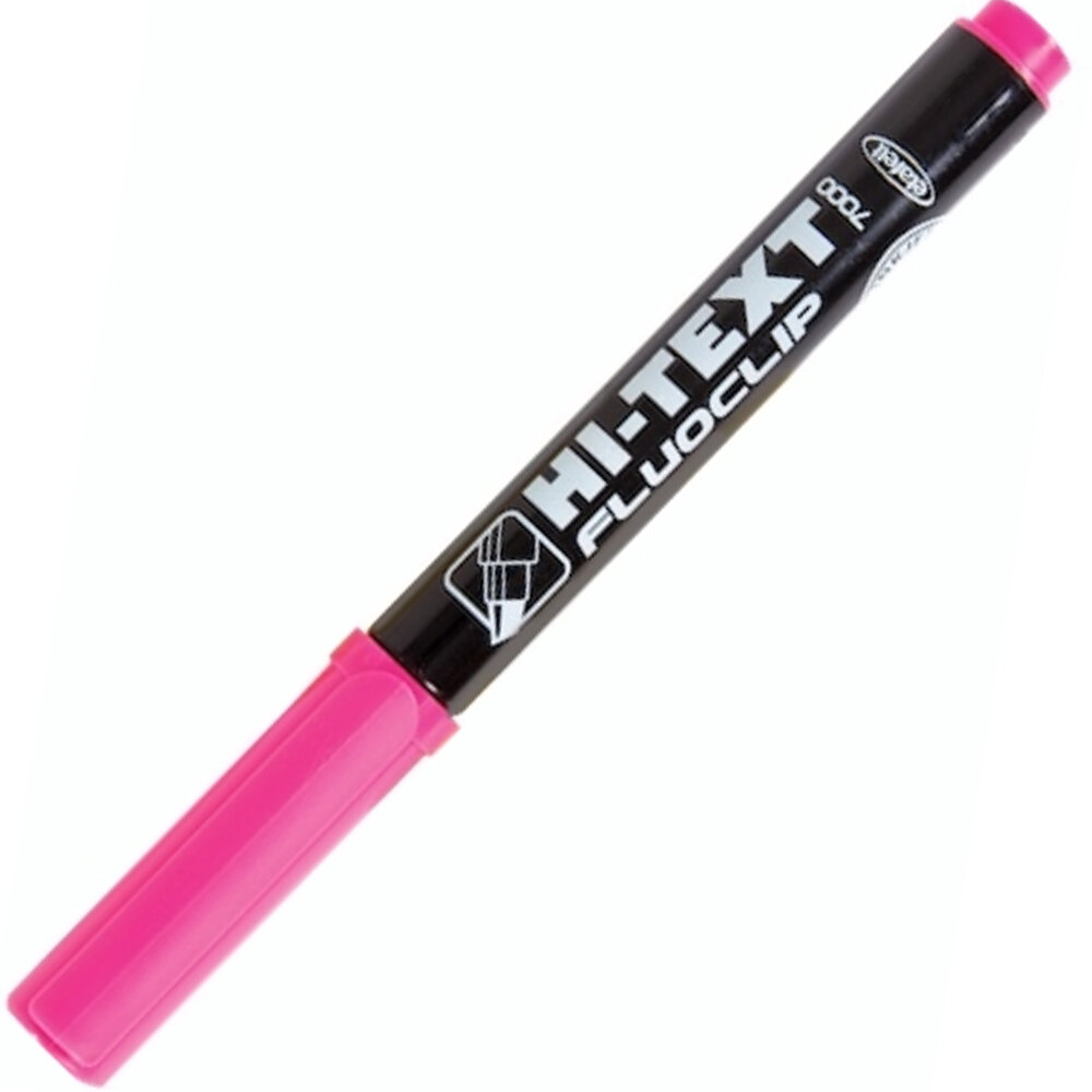 Hi-Text Fosforlu Kalem Pembe Kalem Tipi 7000 - 1
