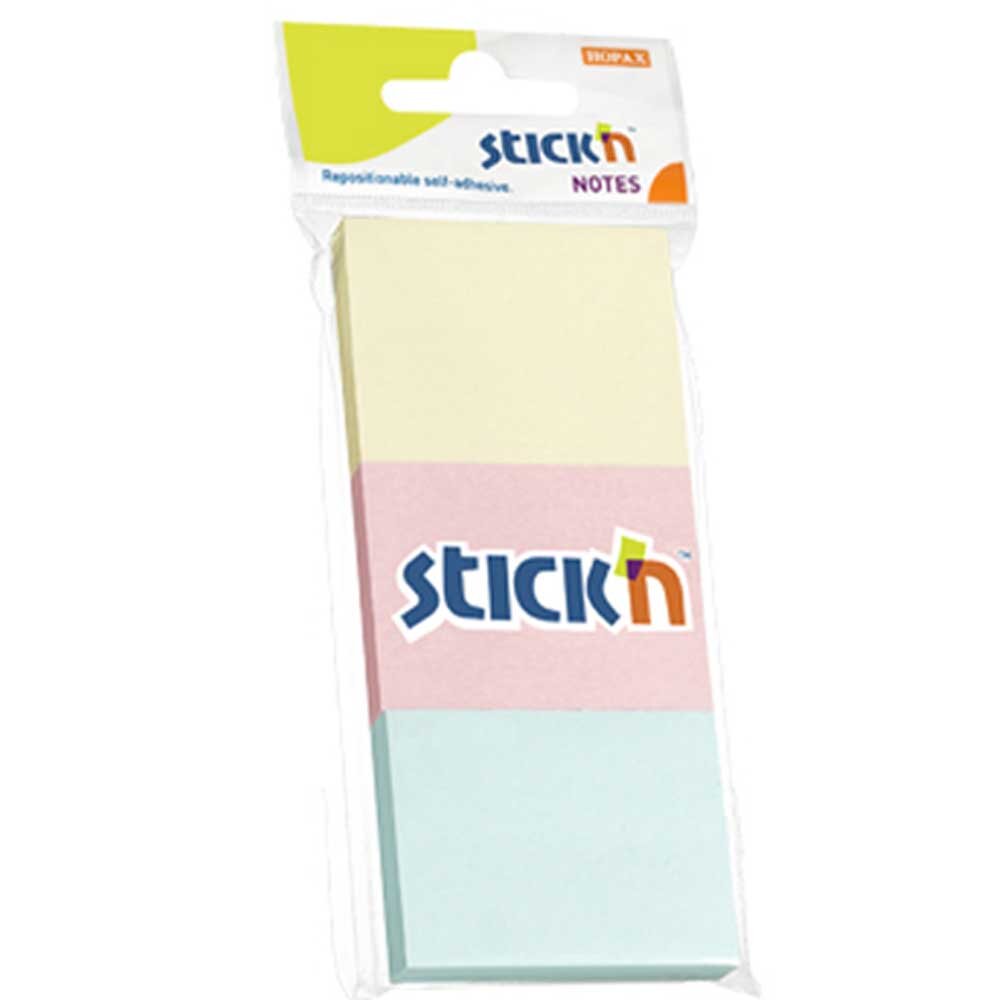 Hopax Stickn Yapışkanlı Not Kağıdı 38x51 3 Renk 21126 - 1