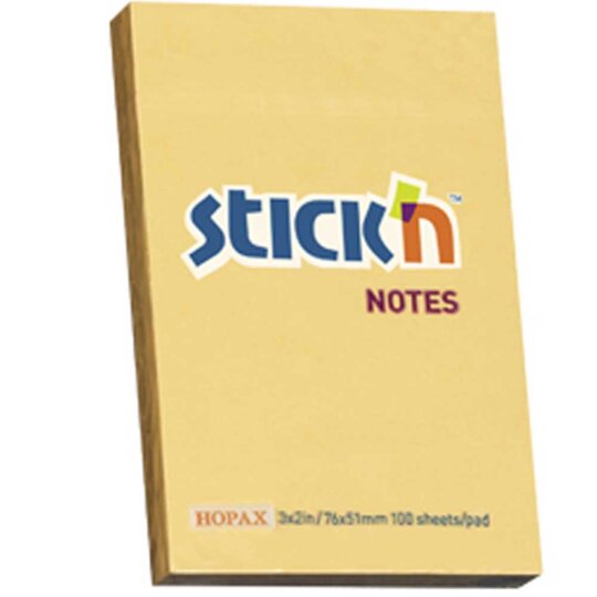 Hopax Stickn Yapışkanlı Not Kağıdı 76x51 Pastel Kavun İçi 100 YP HE21390