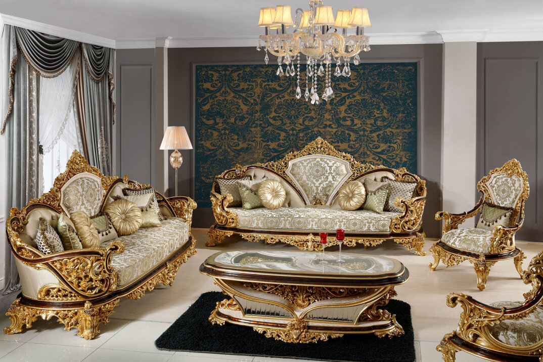 Hünkar Salon Takımı, Kahverengi - 1