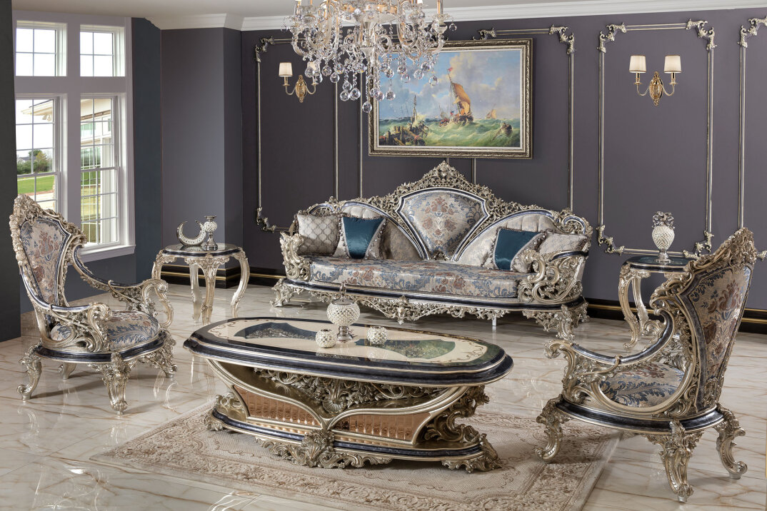 Hünkar Salon Takımı, Kahverengi - 3