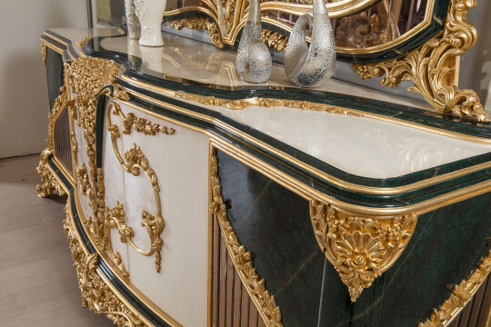 Hünkar Yemek Odası Takımı, Kahverengi - 12