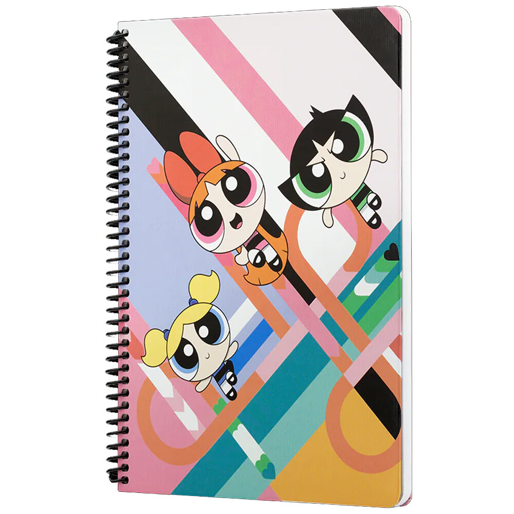 Mabbels Spiralli Defter The Powerpuff Girls Pembe 80 YP 17x24 DFT-388470 - 1