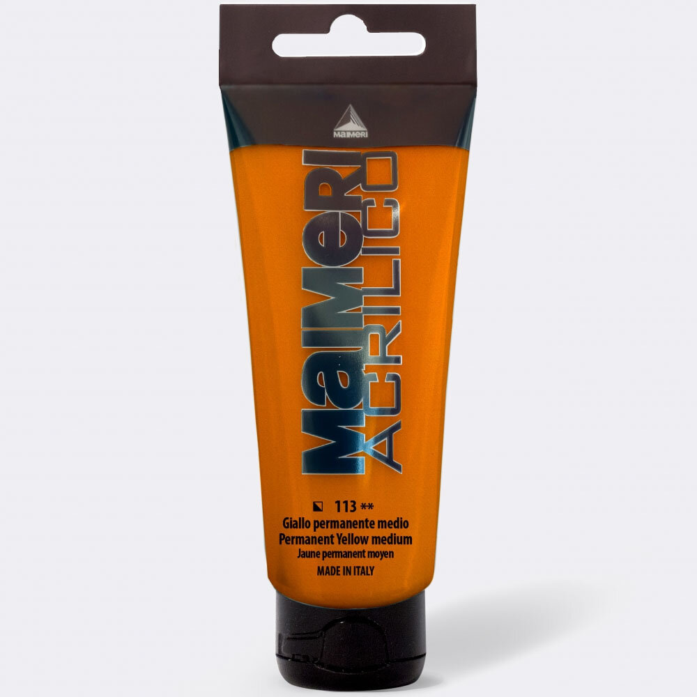 Mai Acrilico 200 ml Perm Yellow Medium - 1