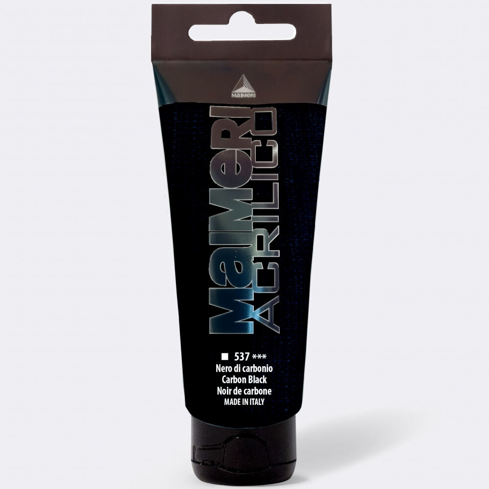 Mai Acrilico 200ml Carbon Black - 1