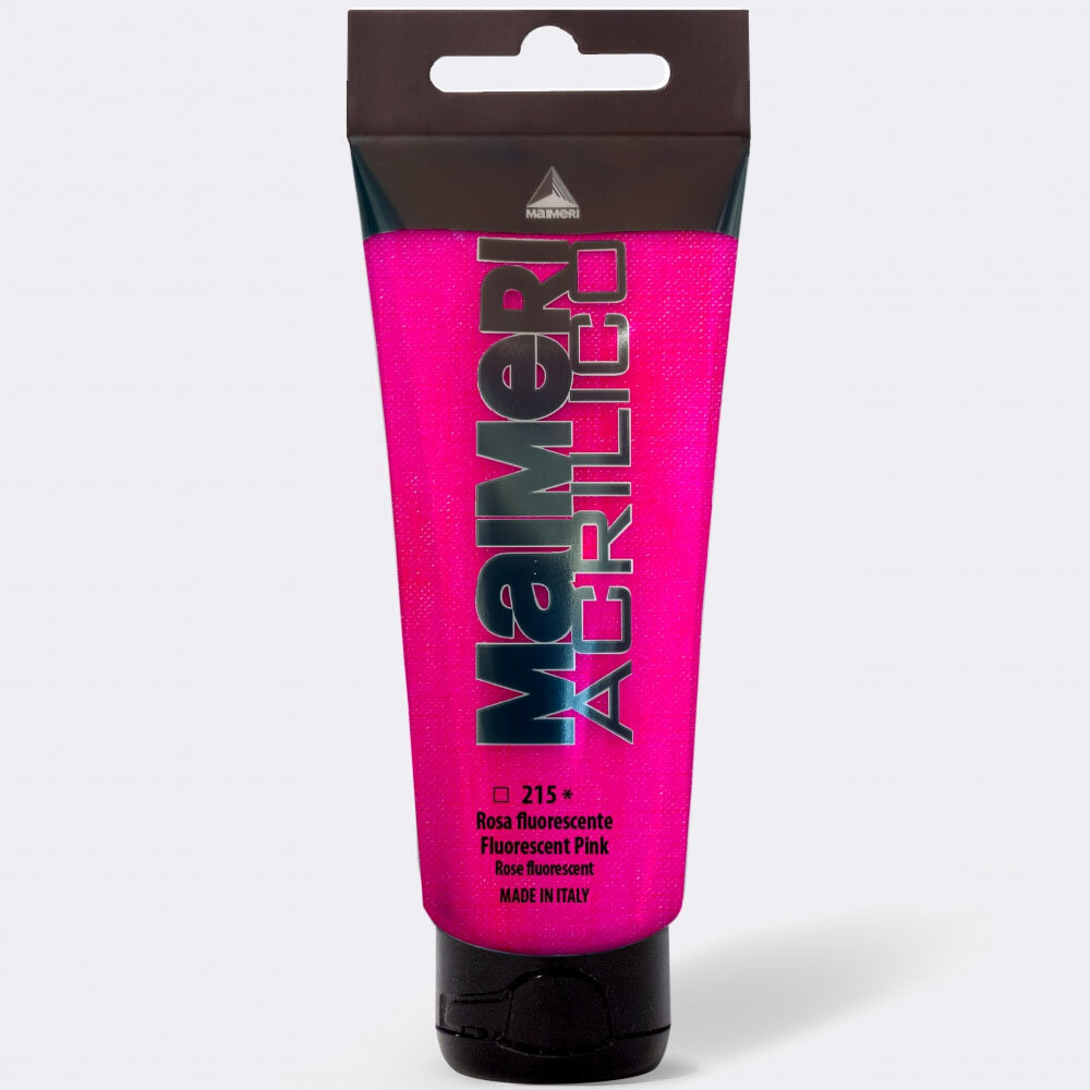Mai Acrilico 200ml Fluorescent Pink - 1