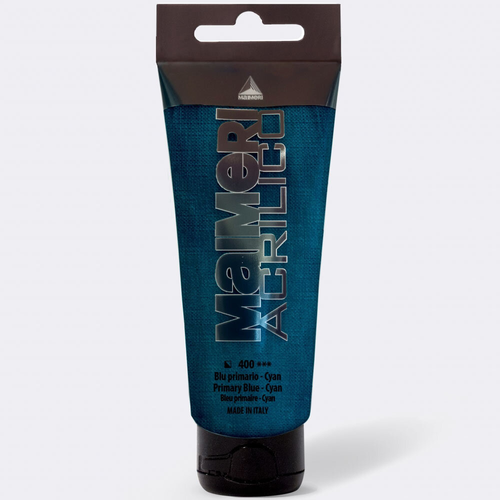 Mai Acrilico 200ml Prımary Blue - Cyan - 1