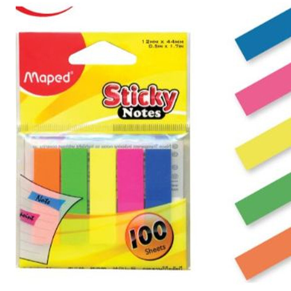 Maped İndeks 5 Lİ 100 YP 15x76 MM 5 Renk 758210 - 1