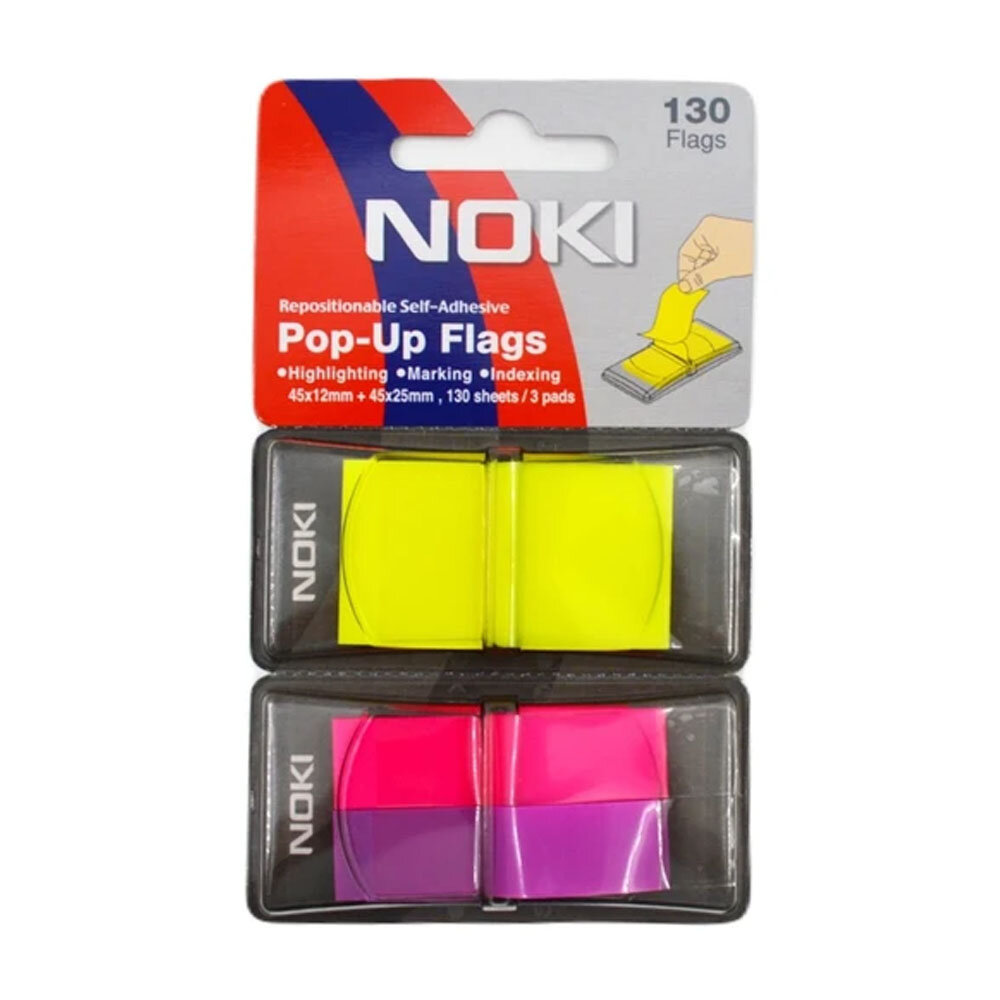 Noki Memo Pop-up 45x12mm+45x25mm Neon Renk - 1