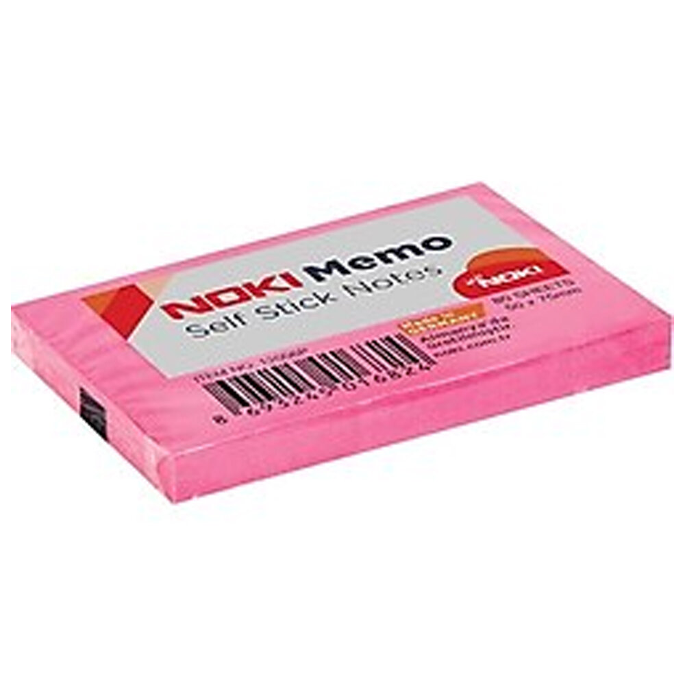 Noki Yapışkanlı Not Kağıt 51x75 Pembe No:12006P - 1