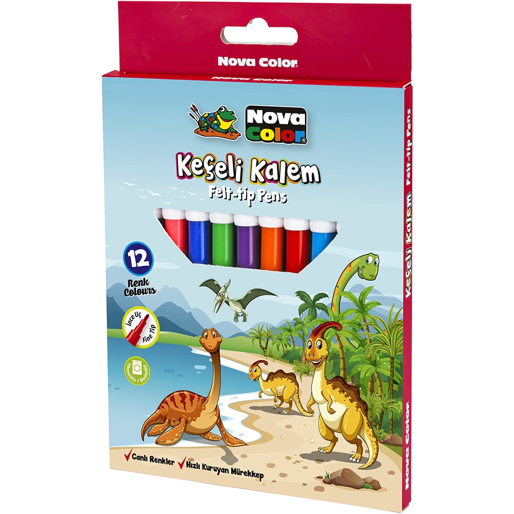 Nova Color Keçeli Kalem 12 Li NC-871 - 1