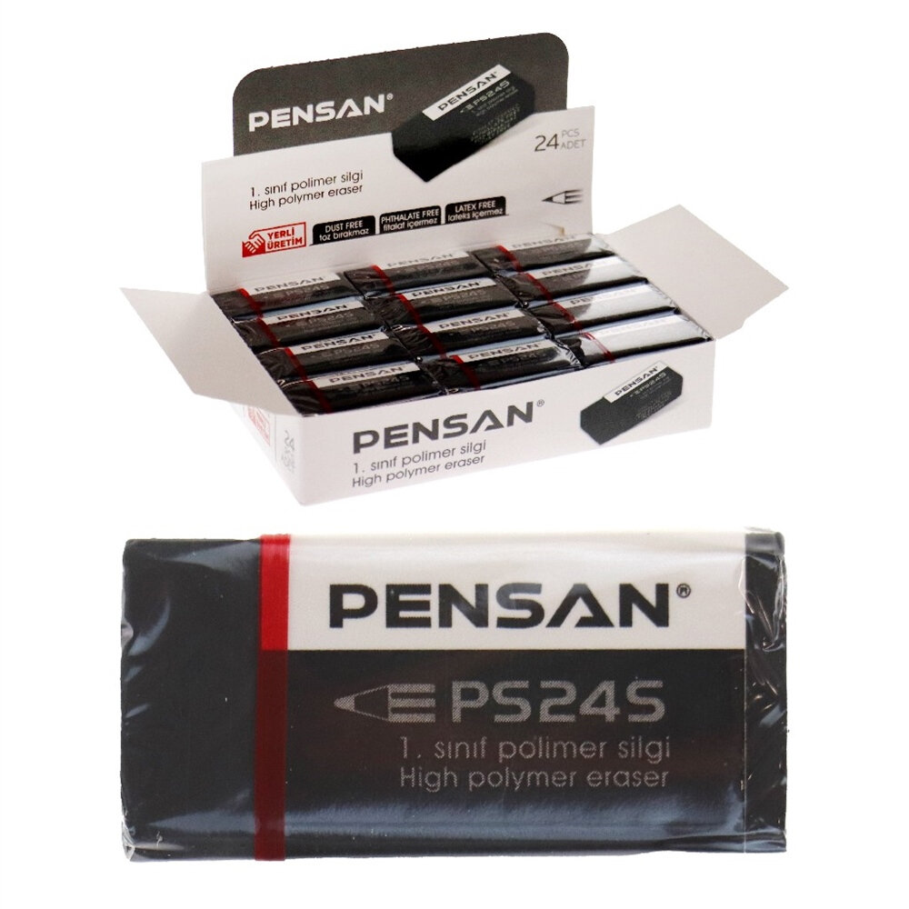 Pensan Silgi Siyah 24 Lü Pss-24S - 1