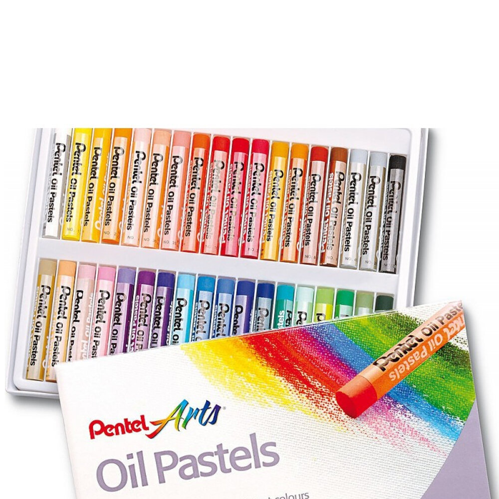 Pentel Yağlı Pastel 36 Renk PHN36 - 1