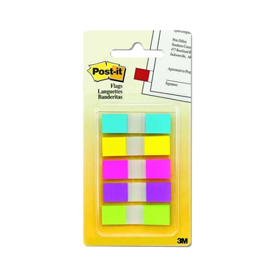 Post-it İndeks 20 YP 12x44 5 Renk 683-5 KP