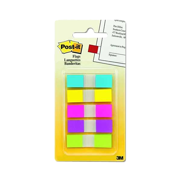 Post-it İndeks 20 YP 12x44 5 Renk 683-5 KP - 1
