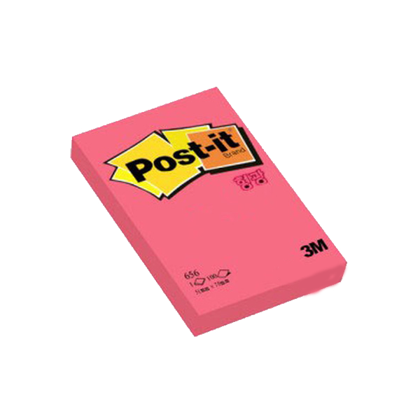 Post-it Yapışkanlı Not Kağıdı 100 YP 51x76 Melon Pembe 656 - 1