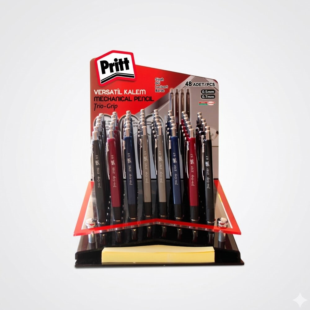 Pritt Versatil Kalem Trio Grip 0.7 MM ( 48 Li Stand ) - 1
