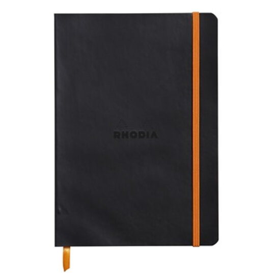 Rhodia Btqrdm A5 Çzgl Dftr Siyah Ymşk Kpk Elsbnt80