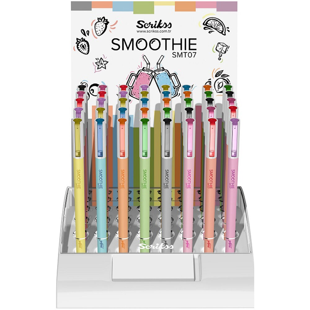 Scrikss Roller Kalem Smoothie Jel 40 LI Stand - 1
