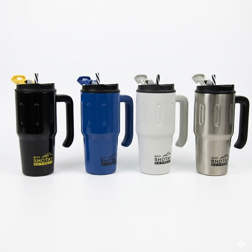 Shotay Camper Large Çelik Termos Mtra2000 Ml 3 Ass - 1