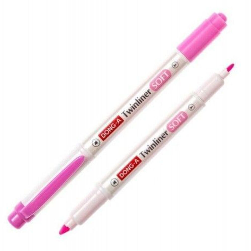 Twinliner Fosforlu Kalem Soft Fuşya No 69 - 1