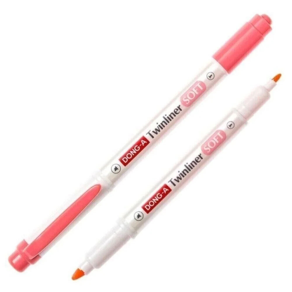 Twinliner Fosforlu Kalem Soft Mercan Pembe No 12 - 1
