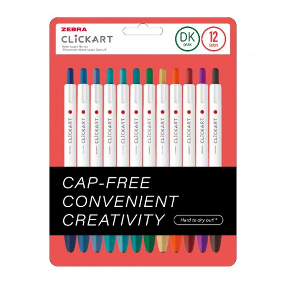 Zebra Clickart Market Pen Dk 12 Lı Set - 1