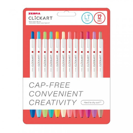 Zebra Clickart Market Pen Lt 12 Lı Set