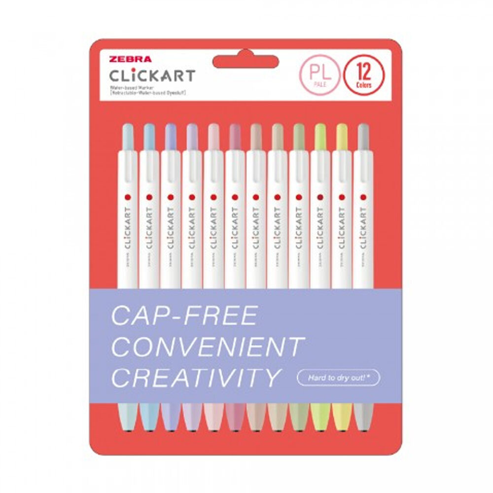 Zebra Clickart Market Pen Pl 12 Lı Set - 1