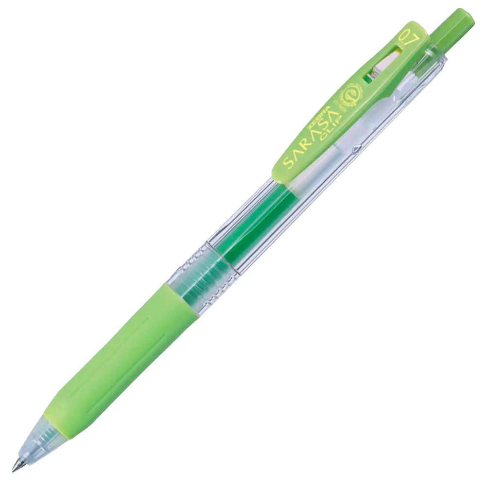Zebra Sarasa Clip Jel Kalem 0.7 Mm Acık Yeşil - 1